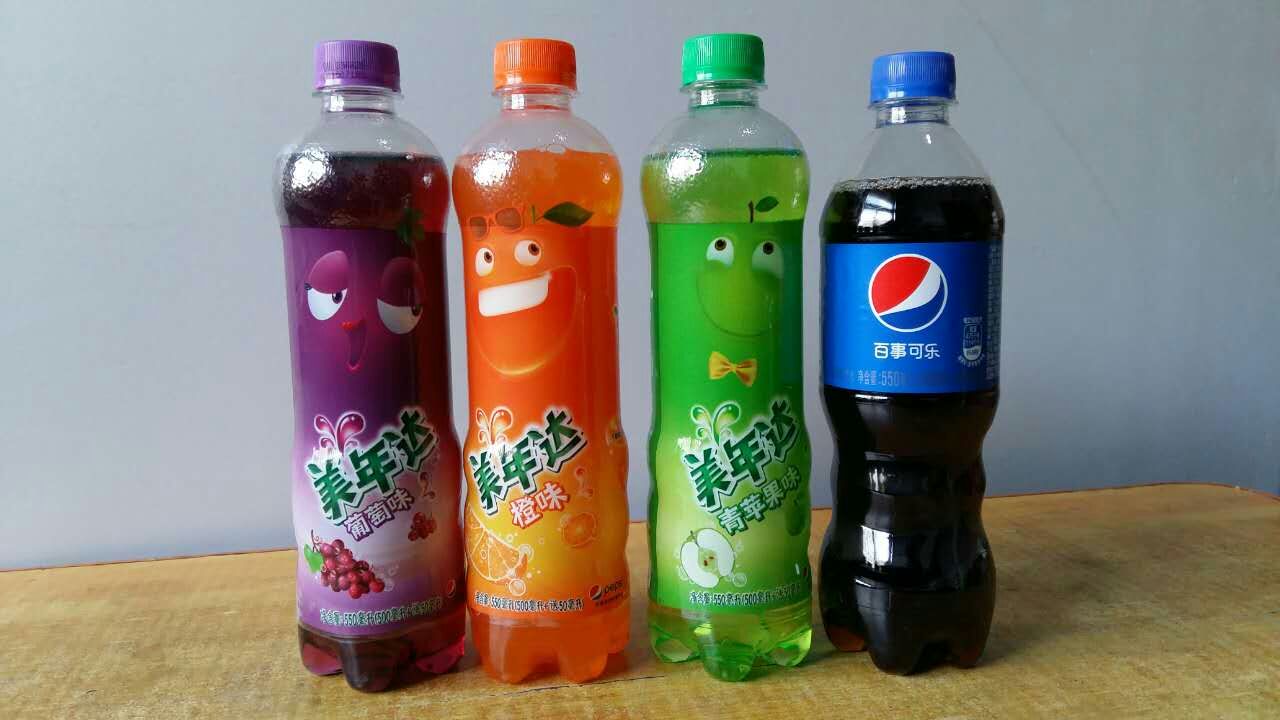 百事可乐美年达2升  550毫升  饮料